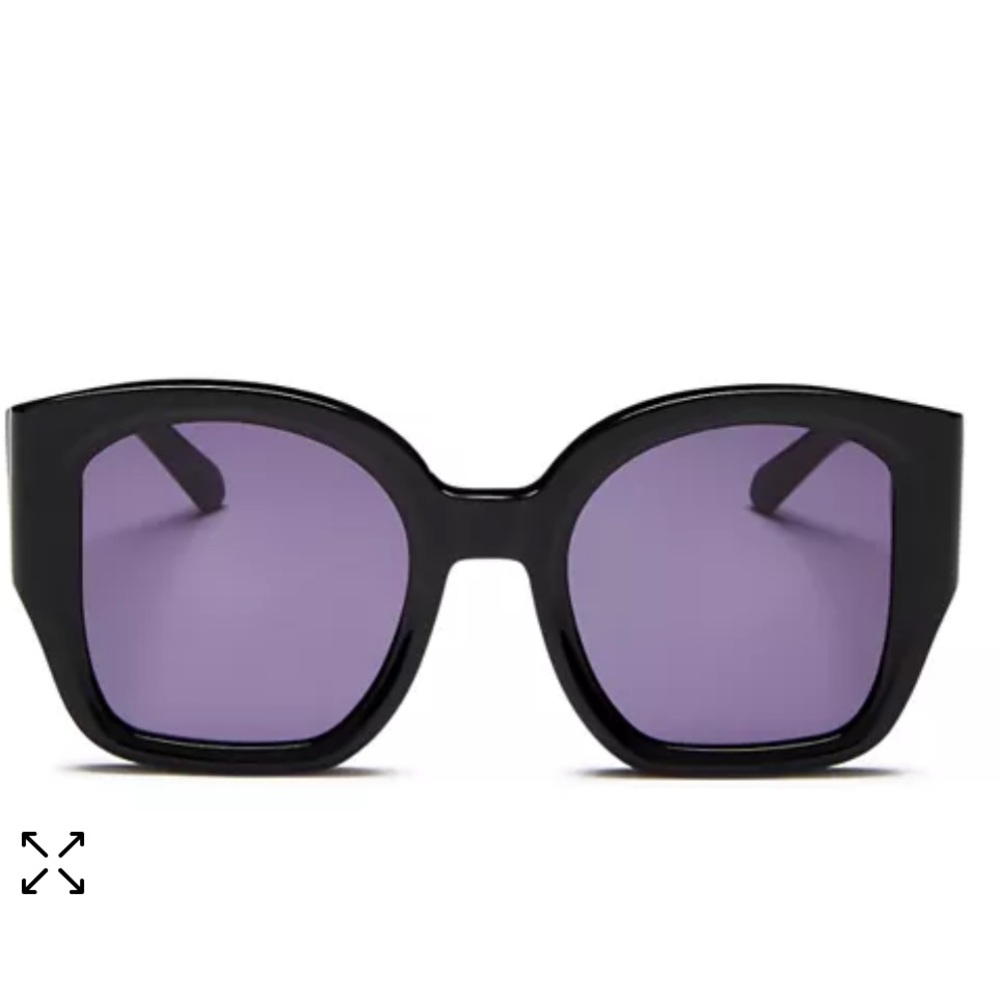 Karen Walker Black and Purple Sunglasses